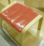 上海宜家代购IKEA家居特价波昂脚凳褐色凳子正品红色南京桦木色架