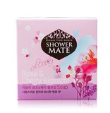 五盒包邮 韩国进口爱敬玫瑰精油香皂美容皂洗脸皂 滋润去角质嫩白