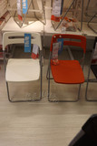 上海宜家代购 宜家新品 折叠椅 尼斯折叠椅餐椅办公椅子白色红色