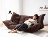 出口日本 日式懒人沙发床 双人布艺沙发 地板沙发 折叠沙发床