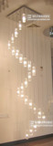 现代水晶吊灯 25头简约清光长条水晶低压吊灯 客厅灯 复式楼梯灯