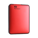 新品包邮原装正品WD/西部数据USB3.0WD 1T 1000GB移动硬盘金属红
