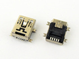 高品质接插件 迷你USB母座 USB插座 MINI USB 5P母座贴片式连接器