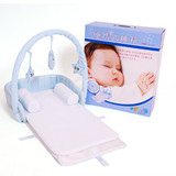 宜贝儿婴儿床中床 宝宝床 便携式多功能儿童床 可折叠尿布台纯棉