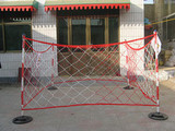 电力安全网 安全围网 施工隔离网红白防护网绳网电力安全围栏支架