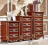 美式深色家具 美式三四五斗柜 欧式装饰柜 储物展示柜 法式斗柜