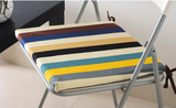 促销！简约现代 帆布椅子垫 条纹餐椅垫沙发坐垫海绵座垫 可拆洗