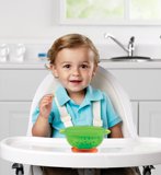 美国进口munchkin麦肯齐吸盘碗 宝宝婴儿童餐具训练辅食饭碗