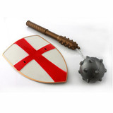 cos玩具刀剑 道具兵器 古人古罗马 派对表演流星锤 野人斧 盾牌