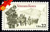 美国 - #2152：1985，军事战争，韩战，朝鲜战争，外国邮票1全新