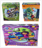 正版玩具堡朵拉迪亚哥西游记盒装拼图200片 儿童益智玩具多图任选