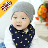 HappyPrince韩国有机纯棉新生婴儿童宝宝韩版口水巾三角围嘴围巾