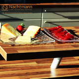 德国NACHTMANN进口时尚简约欧式创意水晶四方玻璃水果碟子展示盘