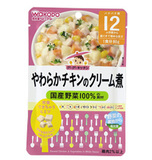 日本代购 和光堂婴儿辅食 西式鸡肉奶油什锦蔬菜饭 80g 12月宝