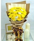 白色黄色菊花祭奠 清明节冬至扫墓花 束北京上海同城鲜花速递促销