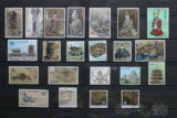日本邮票信销大套票-1967-1989第1-3次国宝大全 雕刻版 54全