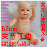 儿童婴儿模特 月嫂培训仿真娃娃 尿不湿练习模特超大62cm关节可动