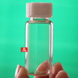 螺口小玻璃瓶10ml小样瓶样品瓶试剂瓶留样瓶许愿瓶 100只 透明
