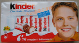荷兰直邮凑拍--费列罗Kinder(健达)儿童夹心牛奶巧克力200g