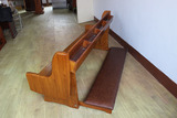 基督教教堂长椅 铁杉实木可定制教会长椅 N-025其