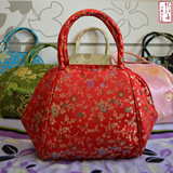 苏杭扬州 旅游纪念 中国风特色 出国礼品 送老外 丝绸女性 手拎包