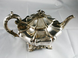 *特价*西洋古董 英国银器 1834年英国伦敦纯银茶壶-760克