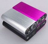 铝合金18650移动电源盒diy 可放二节18650电池 大容量手机充电宝