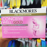 澳洲新鲜直邮代购 BLACKMORES 孕前备孕优生黄金营养素56粒