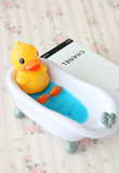 B.Duck 小鸭子 小黄鸭子浴缸造型迷你肥皂盒 可爱沥水香皂盒