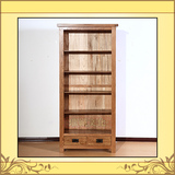 书房 小户型 实木 简约简洁 进口橡木 实木 原木色 书柜 书架