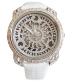 12新款正品玛丽莎melissa水晶表盘皮带女士时装手表F11534银