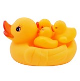 依依宝贝 特价戏水鸭子母子鸭婴幼儿童游泳宝宝洗澡玩具 小黄鸭