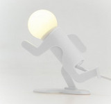 创意 正品Doulex竞速小子小夜灯 节能LED小人夜灯 壁灯 黄/白光