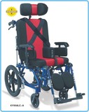 正品保证佛山凯洋KY958成人儿童脑瘫铝合金轮椅中风偏瘫瘫痪适用