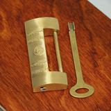 批发中式铜锁 铜挂锁工艺锁 首饰盒箱锁 仿古锁 老锁
