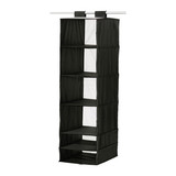 IKEA宜家 思库布 6格储物收纳挂袋 黑色 收纳挂袋  衣柜/衣橱使用