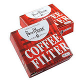 6号滤纸咖啡用品不锈钢摩卡壶 咖啡壶伴侣专用咖啡滤纸 滤纸100片