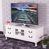 特价法式白色实木液晶电视柜1.5米客厅影音视听柜组合矮柜书地柜