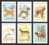 塔吉克斯坦2006年名种犬-猎犬,阿富汗牧羊犬,斗犬等名种狗邮票6全