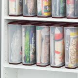 日本进口inomata 大容量杂粮储物盒长方形密封保鲜盒 塑料密封盒