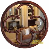 北欧式浴室镜子壁挂装饰镜子玄关镜子客厅背景墙美式复古镜子挂镜