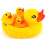 新生儿宝宝戏水鸭 水上玩具 戏水小网鸭 婴儿戏水玩具 游泳鸭子
