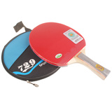 天津729 现货正品专业乒乓球拍横板直板儿童乒乓球成品拍球拍1040