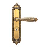 顶固正品 门锁室内  执手锁 房门锁 现代简约L57-9932棕古色/MAC