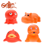 日康 宝宝洗澡玩具 戏水玩具 捏叫浮水玩具益智玩具 RK3681