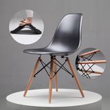 实木餐椅洽谈桌椅 宜家简约休闲创意咖啡厅Eames Chair伊姆斯椅子