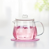 耐高温透明玻璃水杯 绿茶红茶花茶杯子带过滤胆泡茶壶办公室杯子