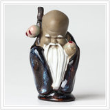 寿星礼物 陶瓷工艺品摆件艺术收藏摆件石湾陶瓷人物送老人同事