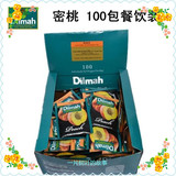 斯里兰卡进口 Dilmah迪尔玛 水蜜桃红茶水果茶 100片餐饮包