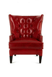 欧式美式现代宜家高档皮革单人沙发椅会所样板房书房小沙发可定制